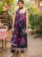 Gulkari By Asifa & Nabeel Embroidered Lawn 3 Piece Unstitched Suit AN25G D-GKL-01 PALE ROSE